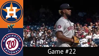 Astros VS Nationals Condensed Game 4/20/24