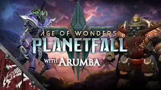 Let's Play Age of Wonders Planetfall with Arumba Ep4 Dwarves vs Bugs!