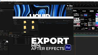 How To Export & Render .MP4 Video in After Effects CC 2022 | Tutorial