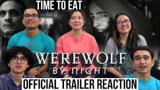 WEREWOLF BY NIGHT TRAILER REACTION!! | Marvel Special Presentation | Disney+ | MaJeliv l time to eat