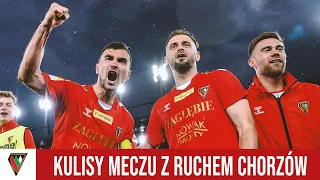 GOL SEZONU, OŚWIADCZYNY i WAŻNE ZWYCIĘSTWO | KULISY MECZU Z RUCHEM CHORZÓW