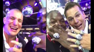 Martellus Bennett telling stories about Tom Brady