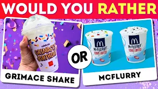 🍬🍔WOULD YOU RATHER...? | Pick ONE, Kik ONE | NEW BIG Junk Food & Sweets EDITION!