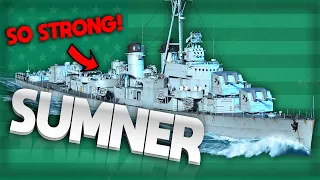 Sumner is REALLY GOOD in World of Warships Legends