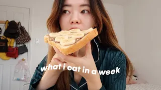 what i eat in a week (working from home)