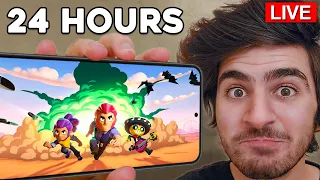 24 Hours Playing Brawl Stars Straight!