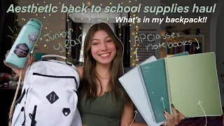 Aesthetic Back to School Haul *2023* || what's in my backpack Junior Year 🌷