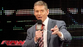 Mr. McMahon has big plans for the first Raw of 2016: Raw, December 28, 2015
