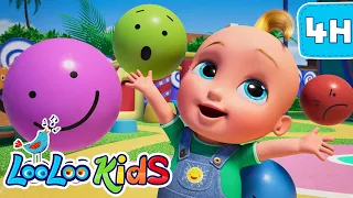 Feel the Music with the Emotion Song | 4 Hours of Loo Loo Kids Songs