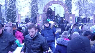 Васильков простился с Настенькой  скончавшейся после ДТП.