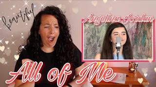 Reacting to Angelina Jordan | All of Me Cover John Legend | This Gets Better!!!