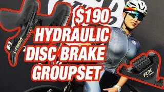 $190 HYDRAULIC DISC BRAKE GROUPSET! L-TWOO RX RIDDEN AND TESTED. FIRST CHINESE HYDRAULIC GROUPSET.