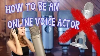 How to be an Online Voice Actor