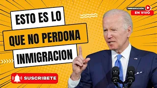 ¿QUE ES LO QUE NO PERDONA INMIGRACION?