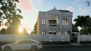 LUXURY Bungalow | PLOT SIZE 60X60  | 400 SQ YARD | White House | PART 1| | 3D | WALKTRHOUGH