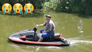 WATER TESTING THE CLAPPED-OUT  $500 MARKETPLACE JETSKI HUGE FAIL!!!