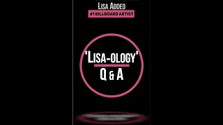 '...favorite time of day to write/create?' Lisa-Ology, Q&A, Lisa Addeo #1 Billboard Artist