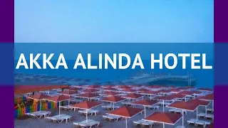 AKKA ALINDA HOTEL 5* Турция Кемер обзор – отель АККА АЛИНДА ХОТЕЛ 5* Кемер видео обзор