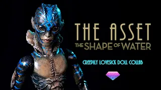 Doll Repaint - CREEPILY LOVESICK DOLL COLLAB - The Asset, The Shape of Water - OOAK Doll