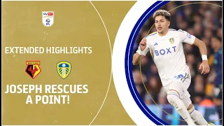 JOSEPH RESCUES A POINT! | Watford v Leeds United extended highlights
