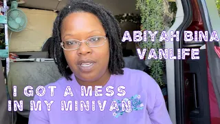 Van Life Chores - Cleaning The Minivan - #abiyahbina #blackvanlife #vanlife #digitalnomad