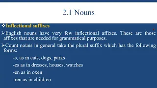 Syntax - Carnie 2013 - Chapter 2 - Parts of Speech