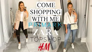 WHAT'S NEW IN STORES AT ZARA, PRIMARK, H&M & TOPSHOP | COME SHOPPING WITH ME