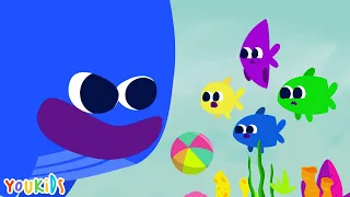 Baby Shark Family VS Giant Whale | YouKids Nursery Rhymes