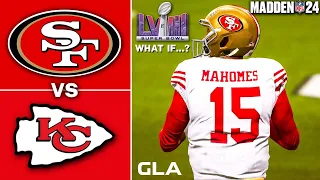 WHAT IF the 49ers & Chiefs swapped rosters for SUPER BOWL 58 | Madden 24 PS5 Simulation