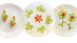 Beautiful and comfortable fruit arrangement with plate arrangement🔪