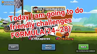 【Hill Climb Racing2】friendly challenges FORMULA(24~28)