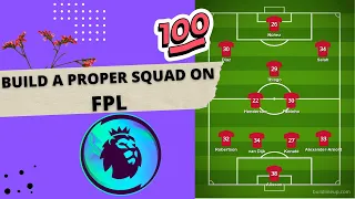 FPL Squad for Beginners