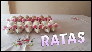 Ratas hechas a crochet