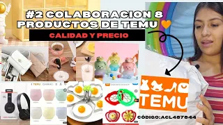 ✨UNBOXING 😱EXPECTATIVA-REALIDAD🤩 #2 COLABORACIÓN con TEMU🧡 calidad y precio #productos #temu #hogar