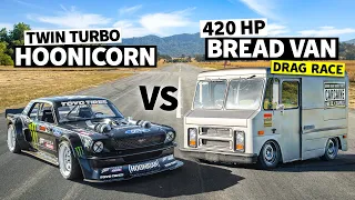 Our 400hp Merch Van BEAT Ken Block’s 1,400hp Hoonicorn!? // Hoonicorn vs The World