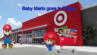 Baby Mario goes to target! | Super Dylan Plush Show