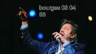 Serge Gainsbourg - Live - Printemps de Bourges - 03 04 1988 (Audio)