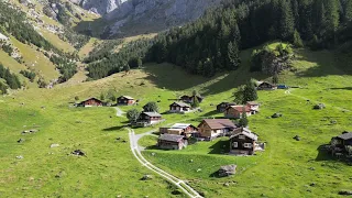 Schächental - Stäubifall, Unterschächen, Uri, Switzerland 4K