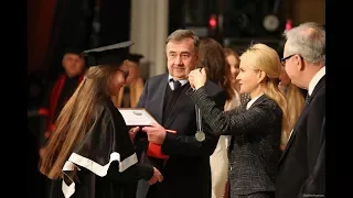 Юлия Светличная поздравила с выпуском магистров университета им. Каразина