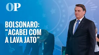 Bolsonaro: "Acabei com Lava Jato, porque não tem corrupção no governo"