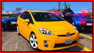 GTA 5 Roleplay - SLOWEST CAR EMBARRASSED COPS IN CHASE  | RedlineRP