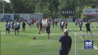 First day of training camp for New England Patriots