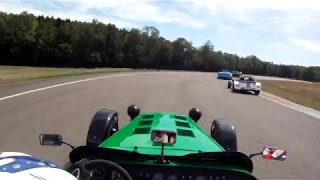 Caterham vs traffic, R300 and Mercedes GT-R