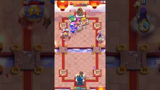 Clash Royal : Sudden death, exciting moment ) With clash royal emotes) #shorts #clashroyale