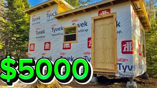 $5000 Budget Remote 10x20 Off Grid Tiny Cabin Build In The Woods