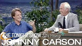 Michael J. Fox Makes His First Appearance With Johnny | Carson Tonight Show