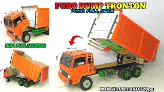 MEMBUAT DUMP TRUK FUSO TRONTON TRUCK MBOISS FULL MUATAN