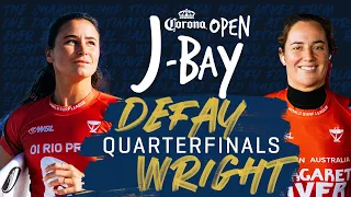 Tyler Wright vs Johanne Defay | Corona Open J-Bay - Quarterfinal Heat Replay