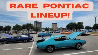 GTO, Bonneville, Catalina, Tempest, Trans Am & LeMans: 2022 Pontiac Club National Meet Car Show!