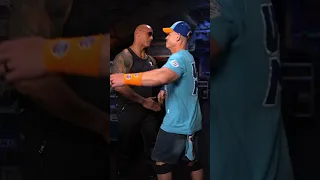 The Rock & John Cena reunite backstage at SmackDown